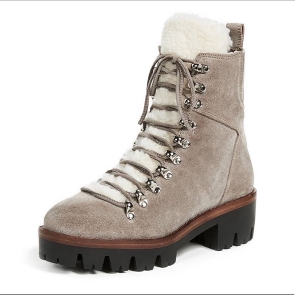 NEW Jeffrey Campbell Lace Up Hiker Boot - Picture 1 of 9